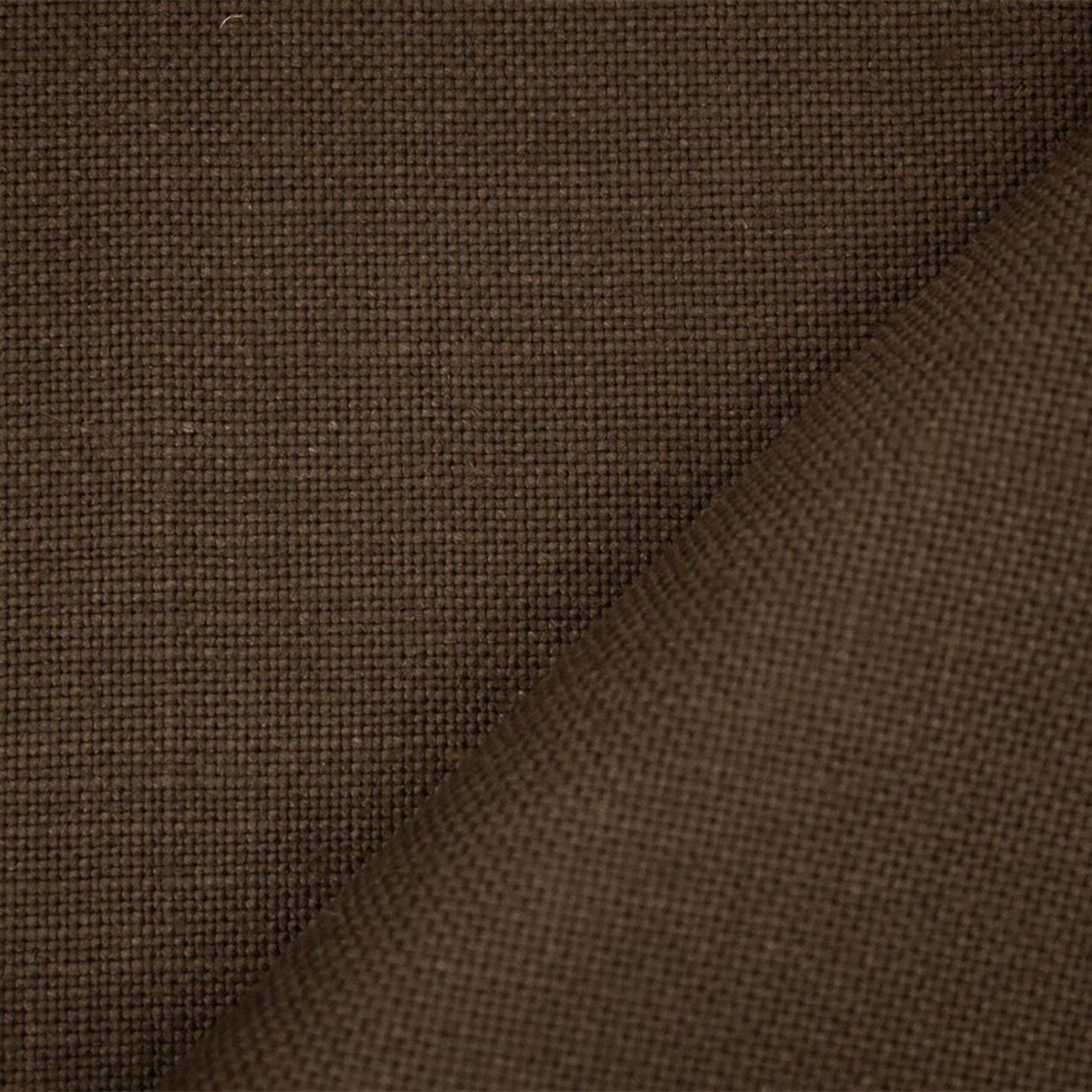 Brown Moygashel Solid Woven Irish Linen Home Decorating Fabric By the Yard